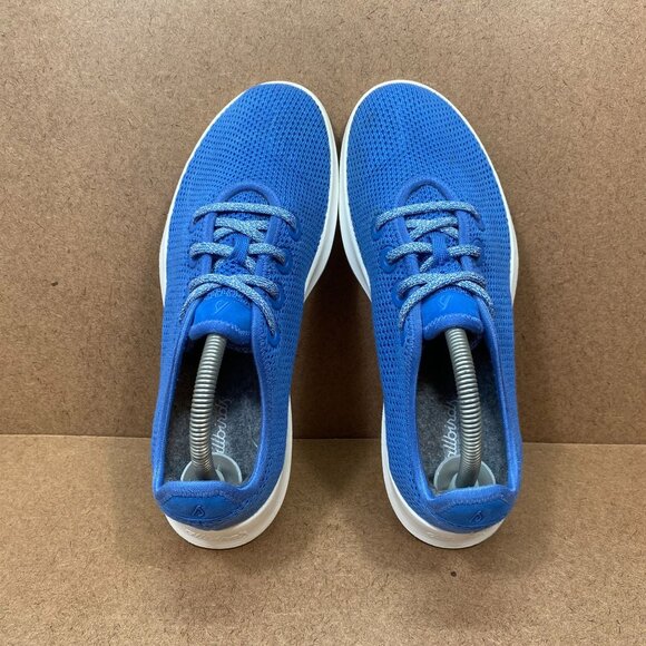 Allbirds Mens Tree Runners Blue Mesh Sneakers Size 8 Lightweight Comfortable - Picture 6 of 8